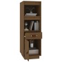 Aparador alto madera maciza de pino marrón miel 34x40x108,5 cm de vidaXL, Aparadores - Ref: Foro24-820155, Precio: 68,12 €, D...