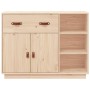 Aparador de madera maciza de pino 98,5x40x75 cm de vidaXL, Aparadores - Ref: Foro24-820137, Precio: 137,01 €, Descuento: %