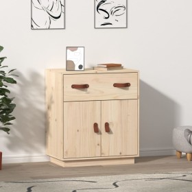 Solid pine wood sideboard 65.5x40x75 cm by vidaXL, Sideboards - Ref: Foro24-820127, Price: 105,74 €, Discount: %