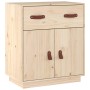 Solid pine wood sideboard 65.5x40x75 cm by vidaXL, Sideboards - Ref: Foro24-820127, Price: 105,99 €, Discount: %