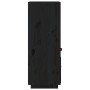 Aparador alto de madera maciza de pino negro 34x40x108,5 cm de vidaXL, Aparadores - Ref: Foro24-820156, Precio: 92,17 €, Desc...