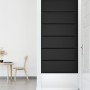 Wall panels 12 pcs black synthetic leather 90x30 cm 3.24 m² by vidaXL, Wall covering - Ref: Foro24-343911, Price: 100,89 €, D...