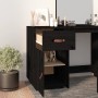 Solid black pine wood desk cabinet 40x50x75 cm by vidaXL, Lockers and storage cabinets - Ref: Foro24-820101, Price: 115,52 €,...