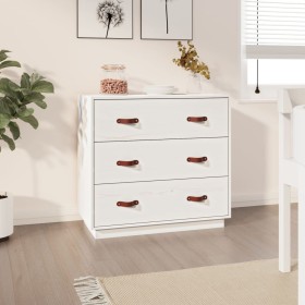 Solid white pine wood sideboard 80x40x75 cm by vidaXL, Sideboards - Ref: Foro24-820108, Price: 108,99 €, Discount: %