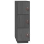 Aparador alto de madera maciza de pino gris 34x40x108,5 cm de vidaXL, Aparadores - Ref: Foro24-820169, Precio: 105,99 €, Desc...