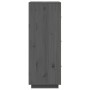 Aparador alto de madera maciza de pino gris 34x40x108,5 cm de vidaXL, Aparadores - Ref: Foro24-820169, Precio: 105,99 €, Desc...