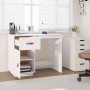 Solid white pine wood desk 95x50x75 cm by vidaXL, Desks - Ref: Foro24-820103, Price: 117,77 €, Discount: %