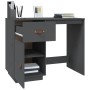 Solid gray pine wood desk 95x50x75 cm by vidaXL, Desks - Ref: Foro24-820104, Price: 162,95 €, Discount: %