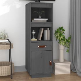 Tall sideboard in solid gray pine wood 34x40x108.5 cm by vidaXL, Sideboards - Ref: Foro24-820154, Price: 92,17 €, Discount: %