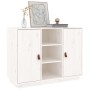 Weißes Sideboard aus massivem Kiefernholz 100x40x75 cm von vidaXL, Sideboards - Ref: Foro24-820133, Preis: 125,60 €, Rabatt: %