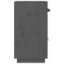 Aparador de madera maciza de pino gris 65,5x40x75 cm de vidaXL, Aparadores - Ref: Foro24-820129, Precio: 113,99 €, Descuento: %