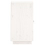 Aparador de madera maciza de pino blanco 34x40x75 cm de vidaXL, Aparadores - Ref: Foro24-820113, Precio: 58,47 €, Descuento: %