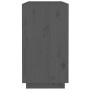 Aparador de madera maciza de pino gris 100x40x75 cm de vidaXL, Aparadores - Ref: Foro24-820134, Precio: 152,28 €, Descuento: %