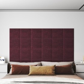 Wall panels 12 pcs purple fabric 30x30 cm 1.08 m² by vidaXL, Wall covering - Ref: Foro24-343794, Price: 24,99 €, Discount: %