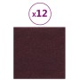 Wall panels 12 pcs purple fabric 30x30 cm 1.08 m² by vidaXL, Wall covering - Ref: Foro24-343794, Price: 24,82 €, Discount: %