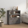 Tall sideboard solid gray pine wood 100x40x108.5 cm by vidaXL, Sideboards - Ref: Foro24-820164, Price: 187,99 €, Discount: %