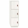 Aparador alto madera maciza de pino blanco 34x40x108,5 cm de vidaXL, Aparadores - Ref: Foro24-820168, Precio: 81,54 €, Descue...