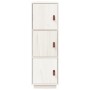 Aparador alto madera maciza de pino blanco 34x40x108,5 cm de vidaXL, Aparadores - Ref: Foro24-820168, Precio: 81,54 €, Descue...