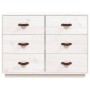 Solid white pine wood sideboard 100x40x75 cm by vidaXL, Sideboards - Ref: Foro24-820143, Price: 153,95 €, Discount: %