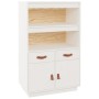 Aparador de madera maciza de pino blanco 67x40x108,5 cm de vidaXL, Aparadores - Ref: Foro24-820158, Precio: 117,21 €, Descuen...