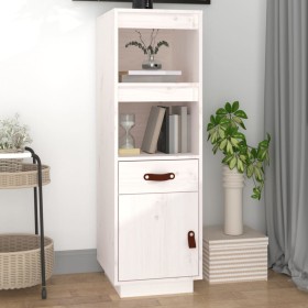 Tall sideboard solid white pine wood 34x40x108.5 cm by vidaXL, Sideboards - Ref: Foro24-820153, Price: 75,75 €, Discount: %