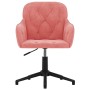 Silla de oficina giratoria de terciopelo rosa de vidaXL, Sillas de oficina - Ref: Foro24-344860, Precio: 92,09 €, Descuento: %