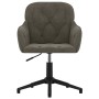 Silla de oficina giratoria de terciopelo gris oscuro de vidaXL, Sillas de oficina - Ref: Foro24-344857, Precio: 93,46 €, Desc...