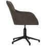 Silla de oficina giratoria de terciopelo gris oscuro de vidaXL, Sillas de oficina - Ref: Foro24-344857, Precio: 93,46 €, Desc...