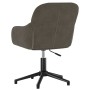 Silla de oficina giratoria de terciopelo gris oscuro de vidaXL, Sillas de oficina - Ref: Foro24-344857, Precio: 93,46 €, Desc...