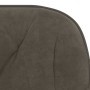 Silla de oficina giratoria de terciopelo gris oscuro de vidaXL, Sillas de oficina - Ref: Foro24-344857, Precio: 93,46 €, Desc...