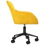 Yellow velvet swivel office chair by vidaXL, Office chairs - Ref: Foro24-344874, Price: 92,77 €, Discount: %