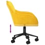 Yellow velvet swivel office chair by vidaXL, Office chairs - Ref: Foro24-344874, Price: 92,77 €, Discount: %