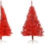 Half artificial Christmas tree with red PVC support 120 cm by vidaXL, Christmas trees - Ref: Foro24-344685, Price: 16,81 €, D...