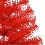 Half artificial Christmas tree with red PVC support 120 cm by vidaXL, Christmas trees - Ref: Foro24-344685, Price: 16,81 €, D...