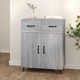 Sonoma gray engineered wood sideboard 69.5x34x90 cm by vidaXL, Sideboards - Ref: Foro24-817361, Price: 78,99 €, Discount: %