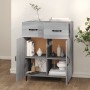 Aparador de madera de ingeniería gris Sonoma 69,5x34x90 cm de vidaXL, Aparadores - Ref: Foro24-817361, Precio: 79,03 €, Descu...