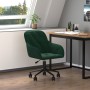 Silla de oficina giratoria de terciopelo verde oscuro de vidaXL, Sillas de oficina - Ref: Foro24-344869, Precio: 95,53 €, Des...