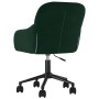 Silla de oficina giratoria de terciopelo verde oscuro de vidaXL, Sillas de oficina - Ref: Foro24-344869, Precio: 95,53 €, Des...