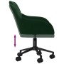 Silla de oficina giratoria de terciopelo verde oscuro de vidaXL, Sillas de oficina - Ref: Foro24-344869, Precio: 95,53 €, Des...