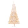 Künstlicher Weihnachtsbaum mit schillernden Spitzen aus weißem PVC, 180 cm von vidaXL, Weihnachtsbäume - Ref: Foro24-344635, ...