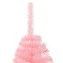 Half artificial Christmas tree with pink PVC support 180 cm by vidaXL, Christmas trees - Ref: Foro24-344672, Price: 32,02 €, ...