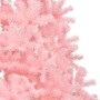 Half artificial Christmas tree with pink PVC support 180 cm by vidaXL, Christmas trees - Ref: Foro24-344672, Price: 32,02 €, ...