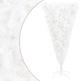 Árbol de Navidad artificial al revés con soporte blanco 180 cm de vidaXL, Arboles de navidad - Ref: Foro24-344667, Precio: 34...