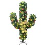 Christmas cactus with stand and green LEDs 150 cm PVC by vidaXL, Christmas trees - Ref: Foro24-344655, Price: 71,98 €, Discou...