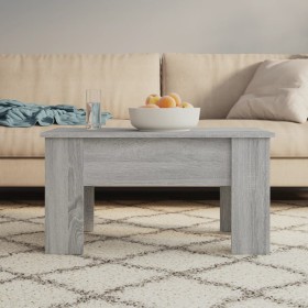 Mesa de centro madera contrachapada gris Sonoma 79x49x41 cm de vidaXL, Mesas de centro - Ref: Foro24-819282, Precio: 61,99 €,...