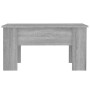 Sonoma gray plywood coffee table 79x49x41 cm by vidaXL, Coffee table - Ref: Foro24-819282, Price: 61,99 €, Discount: %