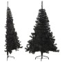 Half artificial Christmas tree with black PVC support 120 cm by vidaXL, Christmas trees - Ref: Foro24-344675, Price: 25,83 €,...