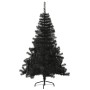 Half artificial Christmas tree with black PVC support 120 cm by vidaXL, Christmas trees - Ref: Foro24-344675, Price: 25,83 €,...