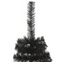 Half artificial Christmas tree with black PVC support 120 cm by vidaXL, Christmas trees - Ref: Foro24-344675, Price: 25,83 €,...