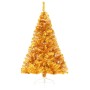 Halbkünstlicher Weihnachtsbaum mit goldener PVC-Stütze 120 cm von vidaXL, Weihnachtsbäume - Ref: Foro24-344690, Preis: 16,21 ...